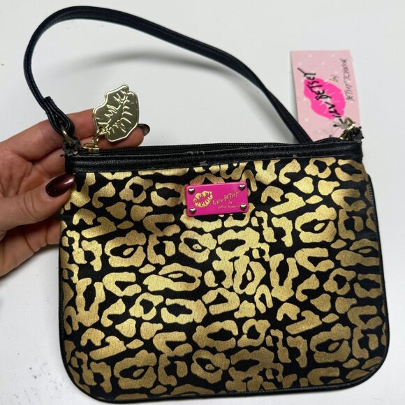 Luv Betsey by Betsey Johnson Cheetah Wristlet – NWT (Flaw Noted) - Picture 9 of 12